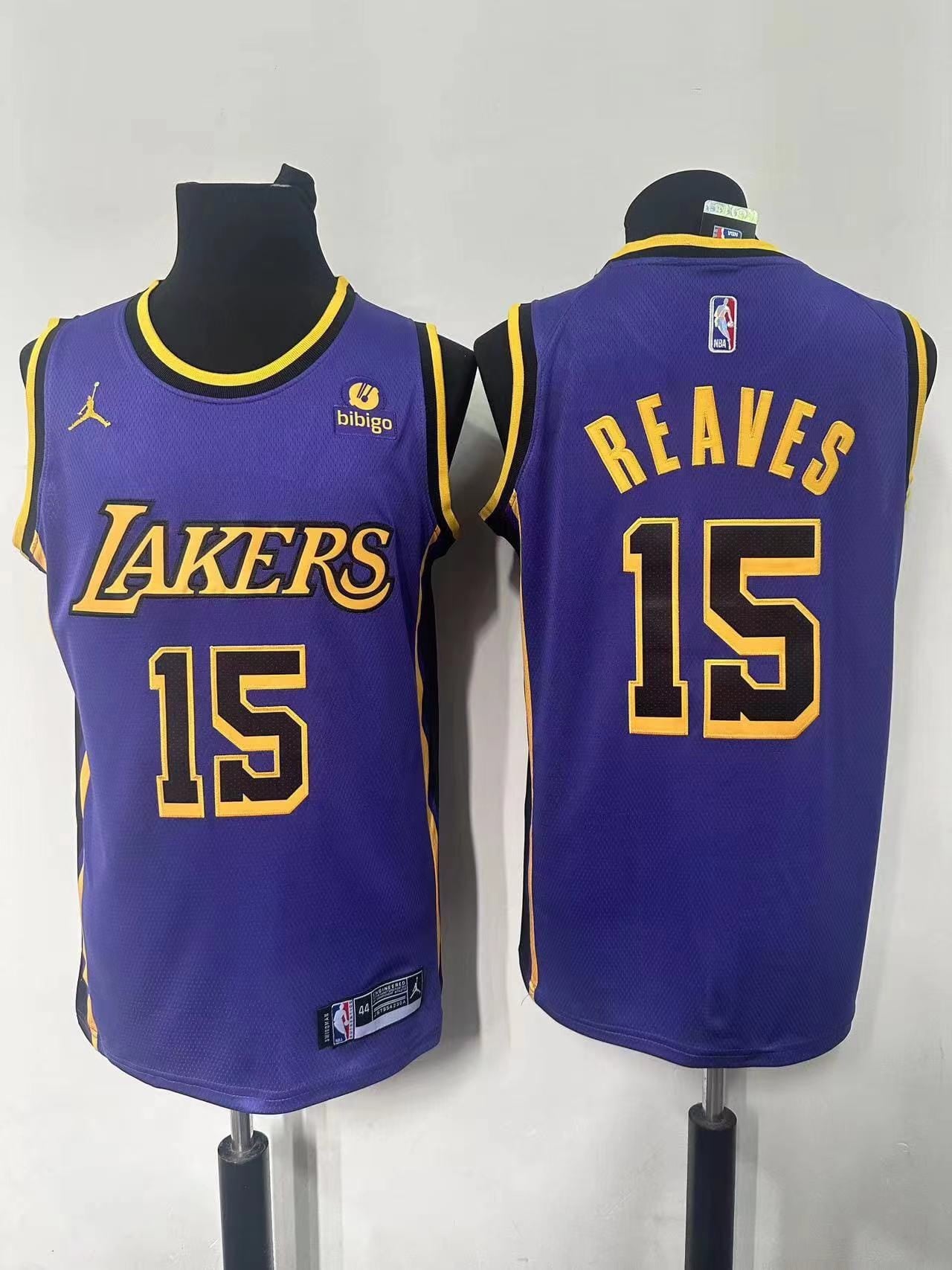 Austin Reaves Los Angeles Lakers Jersey violet
