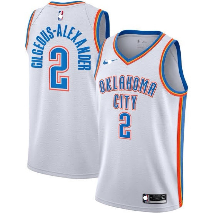 Oklahoma Gilgeous-Alexander #2 white