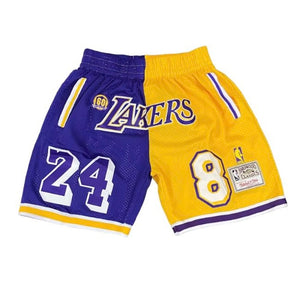 Just Don Retro Double Lakers Kobe Bryant Purlple and Yellow