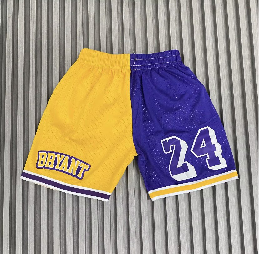 Just Don Retro Double Lakers Kobe Bryant Purlple and Yellow