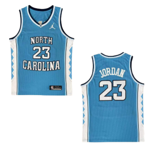 North Carolina Michael Jordan #23 Blue Jersey