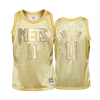 Kyrie Irving #11 Brooklyn Nets Golden