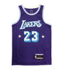 21-22 City Edition NBA Lakers Purple #23 Jersey Los Angeles Lakers