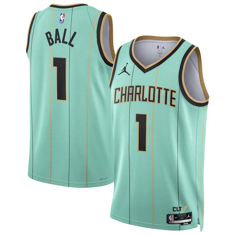 Lonzo Ball Charlotte 2025 Jersey