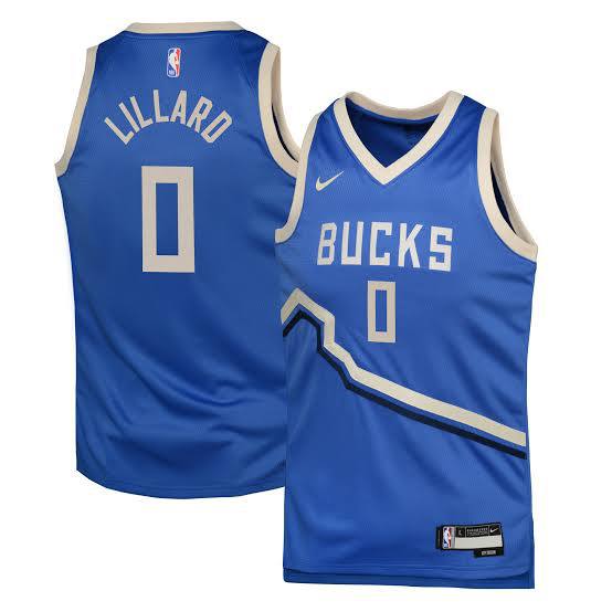 Damian Lillard 2025 Bucks Jersey