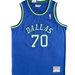 ERSEY RETRO DALLAS 70 DENNIS RODMAN HIGH QUALITY Blue