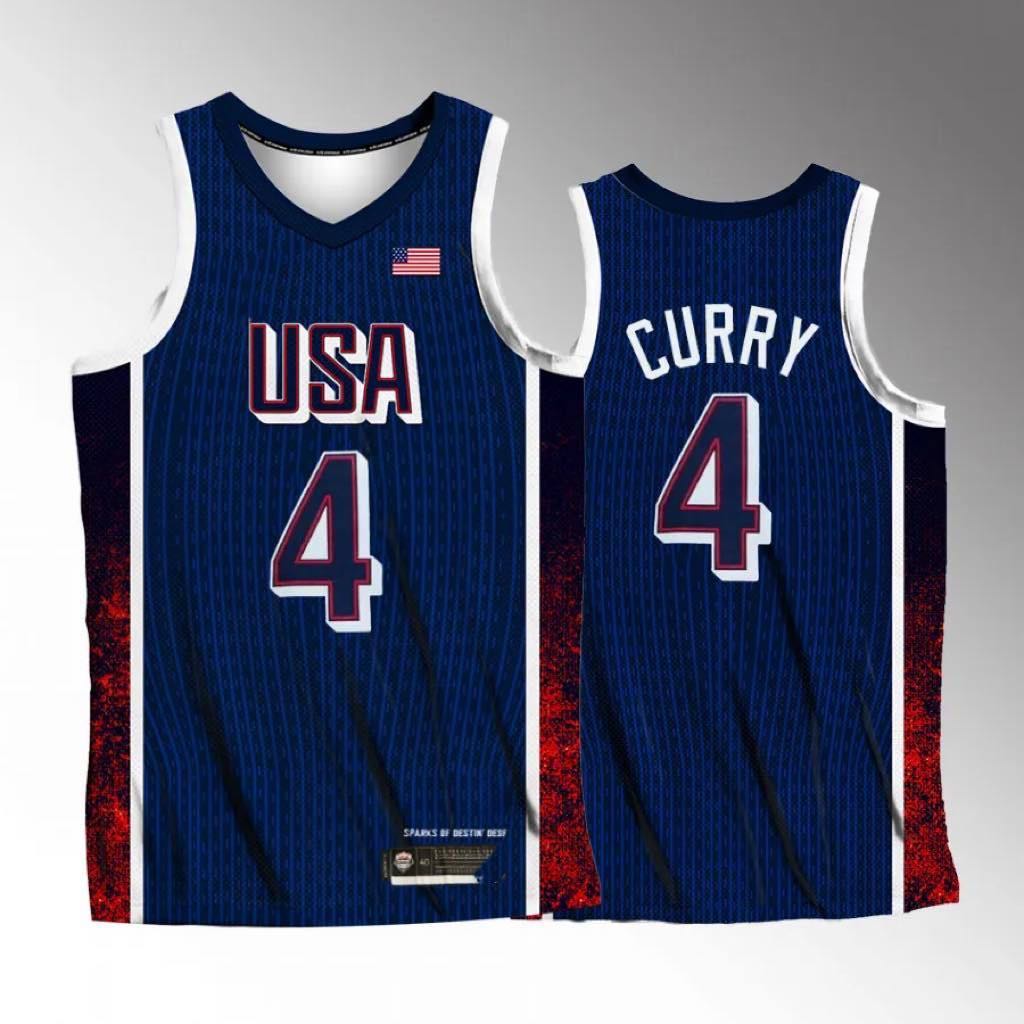 STEPHEN CURRY USA OLYMPIC BASKETBALL JERSEY