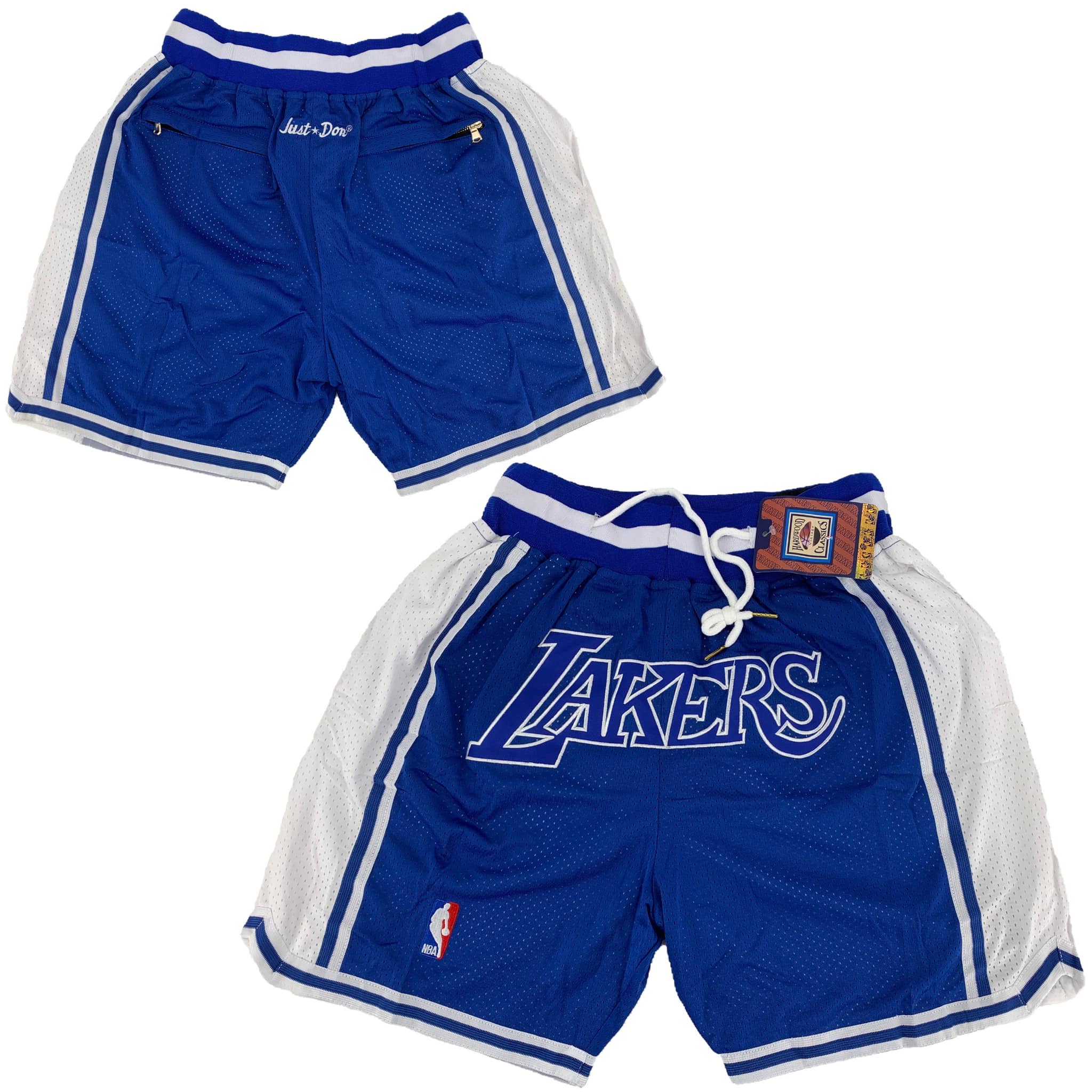Lakers Blue LA Shorts – Jersey Crate