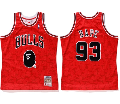 Bathing BAPE Bulls Mitchell & Ness – The Sports Portal | Quality