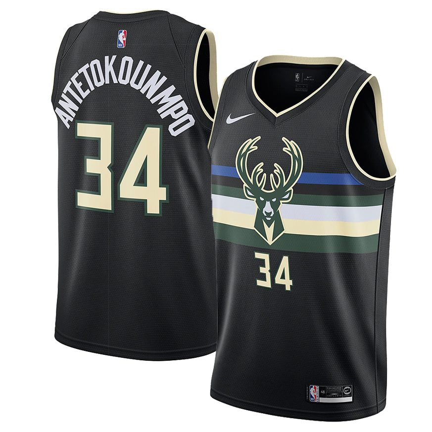 Milwaukee Bucks Giannis Antetokoumpo BLACK – The Sports Portal ...