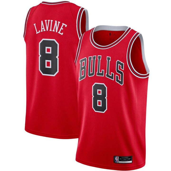 Chicago Bulls Zach Lavine Red