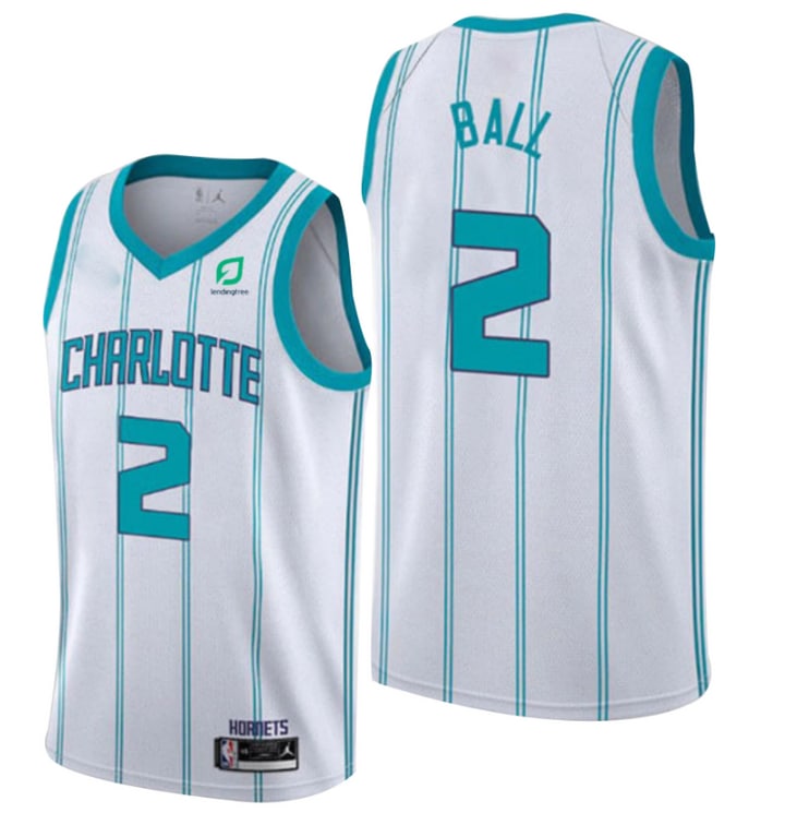 Jordan, Other, Longo Ball Charlotte Hornets Buzz City Edition Basketball  Jersey