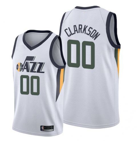 Utah Jazz Jordan Clarkson White