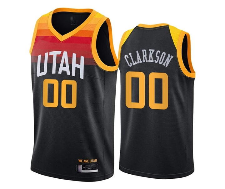 Utah Jazz Jordan Clarkson Orange – The Sports Portal