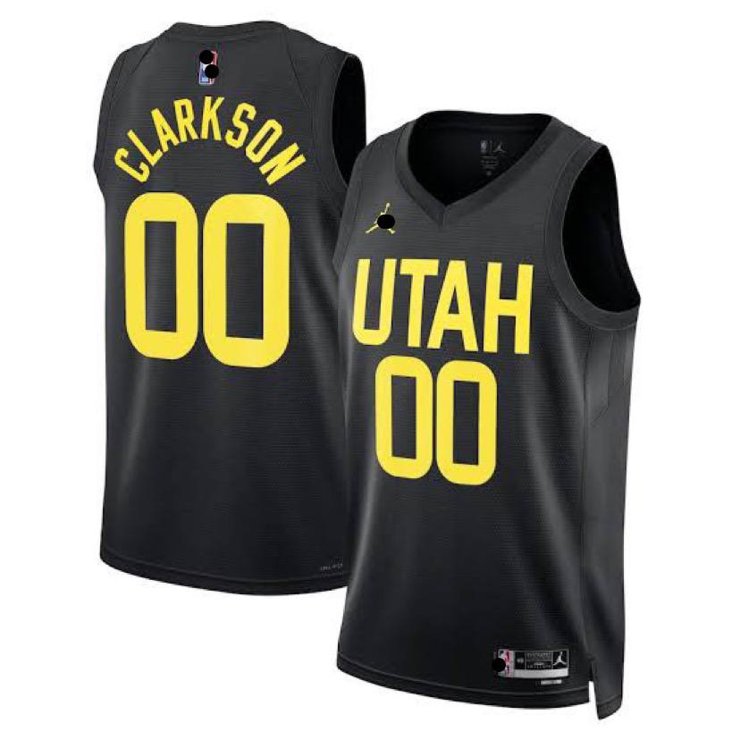 Utah Jazz Jordan Clarkson Yellow 22-23 – The Sports Portal